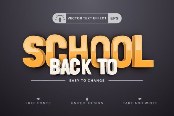 Drawing - Editable Text Effect