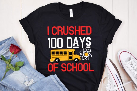 I Crushed 100 Days of School SVG Design: A Strategic Creative Asset for Educators and Entrepreneurs