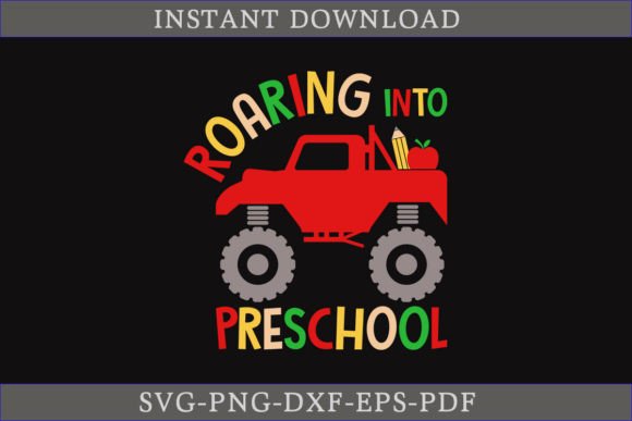 Roaring Into Preschool SVG Cut File: A Versatile Design for Creative Projects